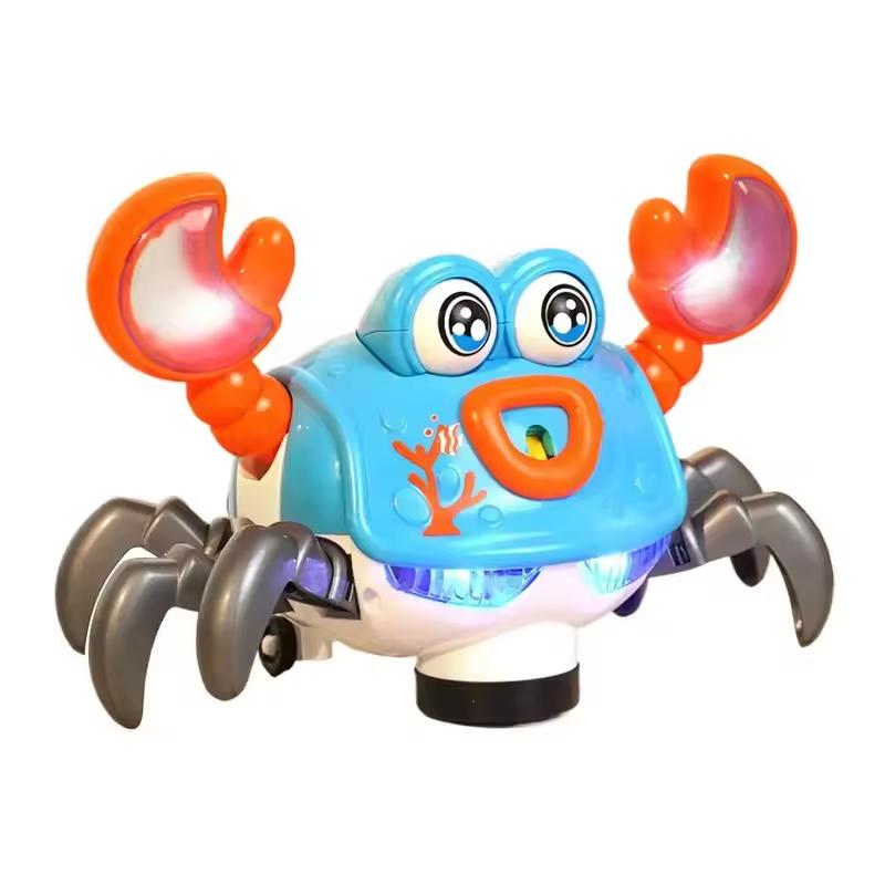

Dancing Crab Run Away Toy For Babies Crawling Interactive Escape Crabs Kids Electronic Toys Birthday Christmas Gift No Battery