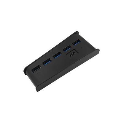 5 portas divisor de alta velocidade console de jogos hub USB multifuncional para console de jogos PS5 suporte de carregamento luz indicadora