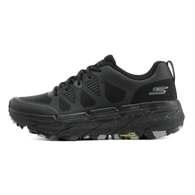Skechers Star Stride Men Waterproof Cushion Low Top Running Shoes Black 220592C-BBK 41