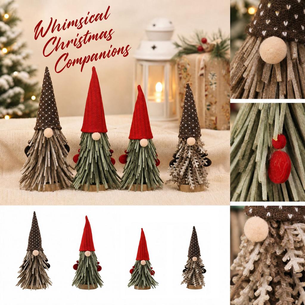 Christmas Tree Ornament with Faceless Doll for Holiday Decor