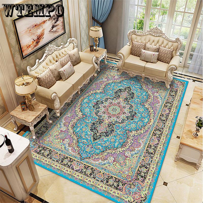 Persian Carpet Living Room Bedroom Home Sofa Tea Table Floor Mat Bedside Mat