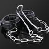 Humbler CBT Male Cock Ring Ball Stretcher With Ankle Cuffs Stainless Steel Scrotum Squeezer BDSM Bondage Adults Sex Toys For Men
