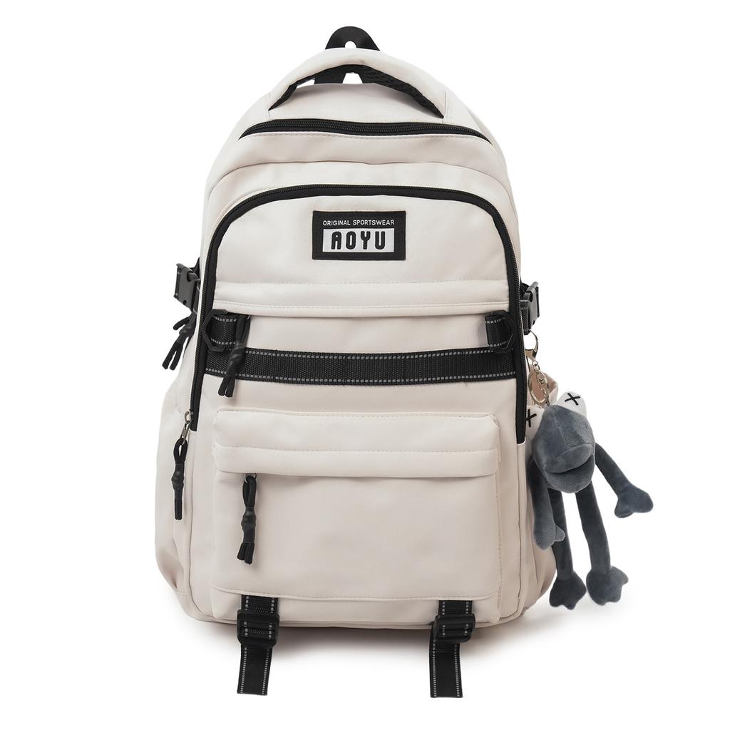 Schoolbag schoolbag male junior high school student 1011 summer trend large capacity backpack female Japanese leisure high school student backpack