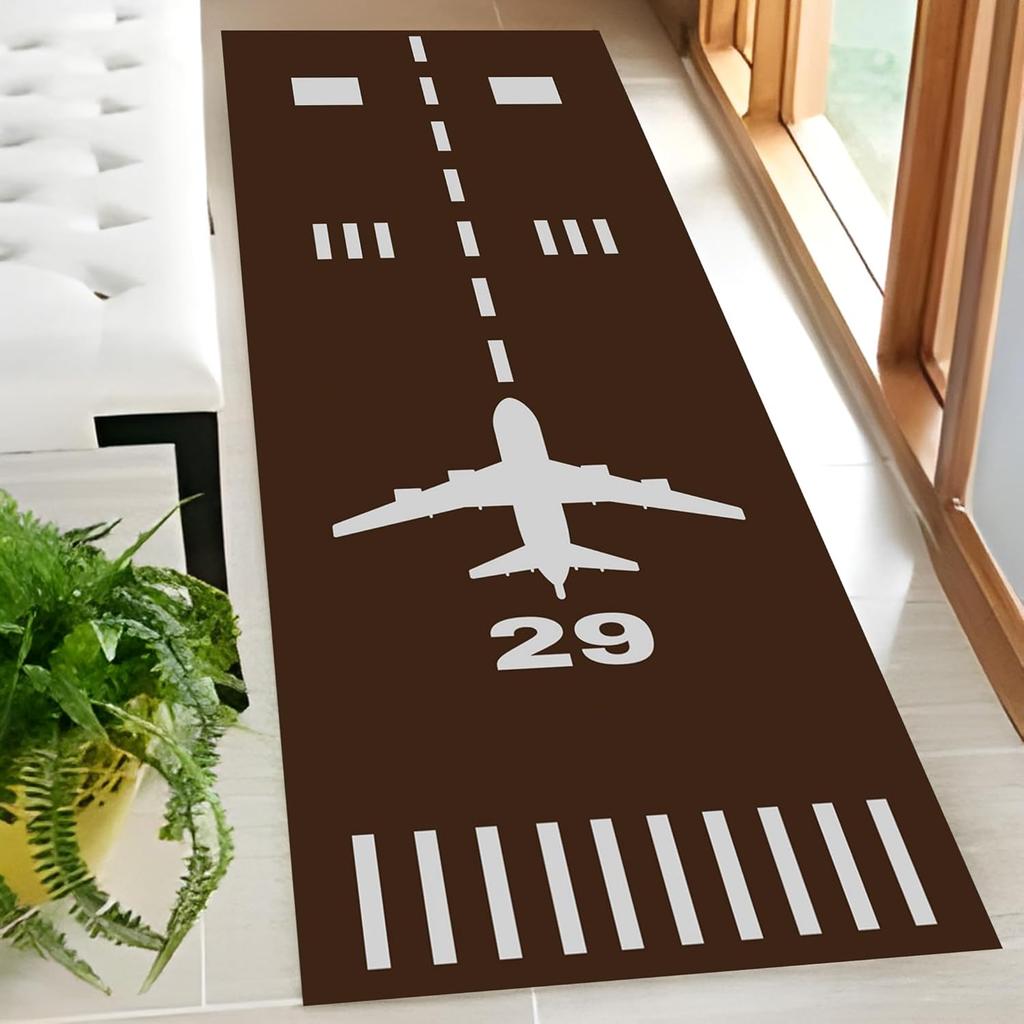 Airport Hallway Runner Rug Interior Area Mat Home Decoration Children Bedside Long Carpet Living Room Entrance Doormat