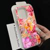 Coque de téléphone Style INS Motif Fleur Hawaïenne Rose Pour iPhone 17 16 15 14 13 12 11 Pro Max XS X XR 7 8 Plus 16E Coque antichoc