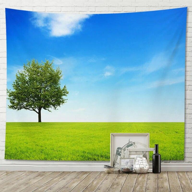 Гобелен с пейзажами голубого неба — фото 11