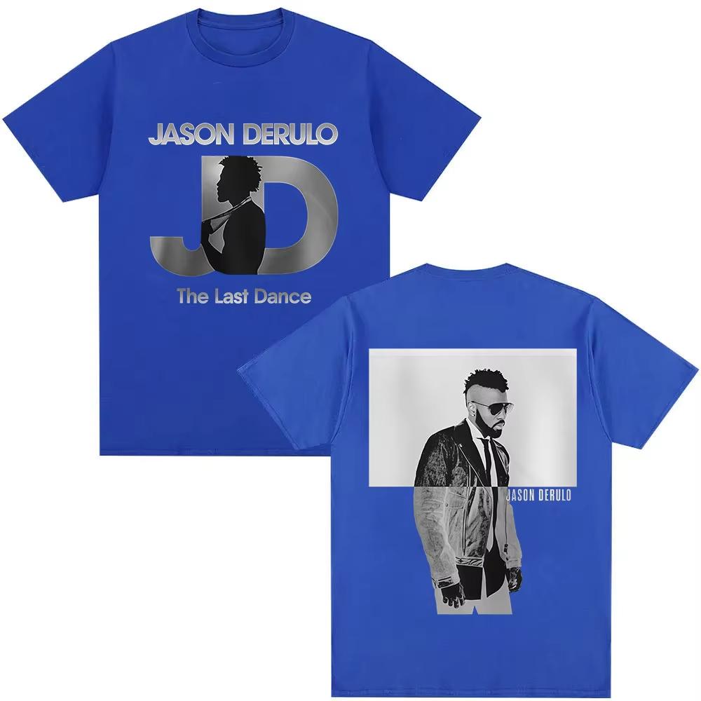 

Jason Derulo The Last Dance Tour 2026 graphics Cotton shirt unisex Y2k Hip hop Style Summer Unisexs Short sleeve Tshirt fan gift 4XL