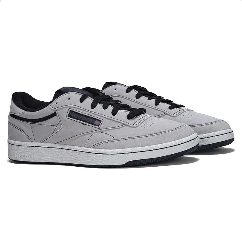 Reebok Club C 85 Vintage Pure Grey Unisex Sneakers Core-Black 100074160