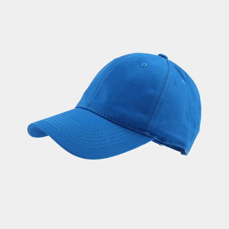 2025 Unisex Custom Solid Color Soft Top Baseball Cap Trendy Casual Snapback Hat Slimming Face Design