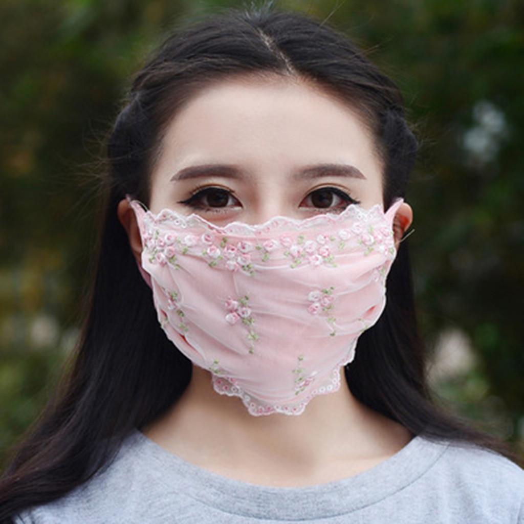 

Стираемая Солнцезащитная Вышитая Кружевная Дышащая Маска для Верховой Езды и Защиты от Солнца