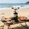Portable Propane Stove Adjustable 10000BTU Outdoor Camping Backpacking Hiking Gas Stove Propane Burner Bottle Top Stove