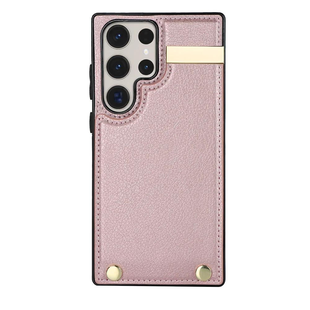 For Samsung GalaxyS23 S22 S21 S20 Ultra Note20 10 Organ Design Multi Card Slot Card Coin Storage Leather Wallet Phone Case