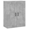 VidaXL Armoire murale gris béton 69,5x34x90 cm bois d'ingénierie 830392