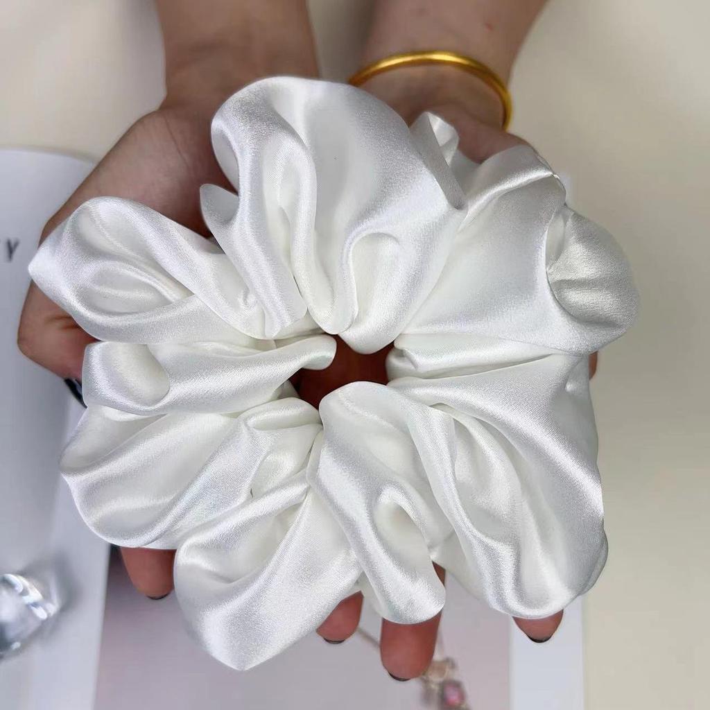 7cm Large Mulberry Silk Scrunchies - Luxury Hair Ties & Accessories