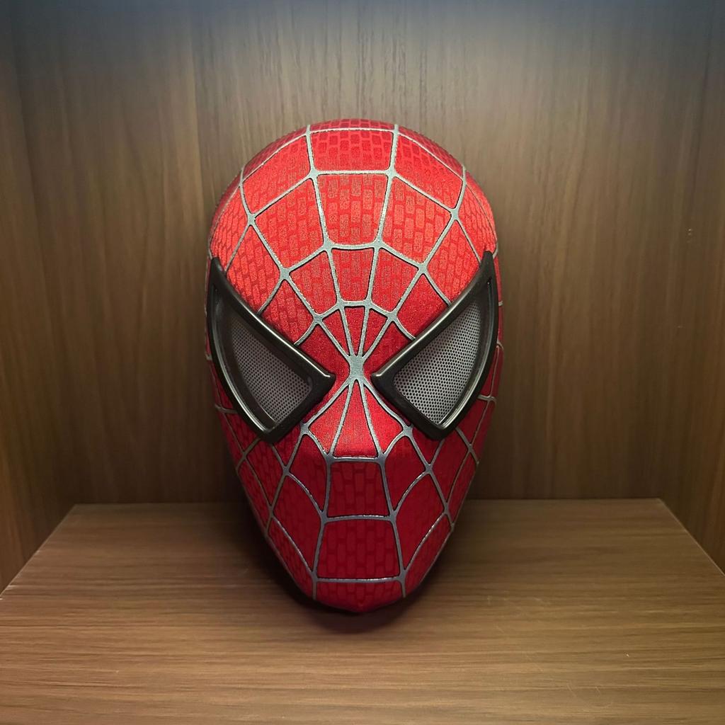 Kapuce Spider-Man s pohyblivýma očima, Elektrická blikající maska, Helma pro expedici Super hrdinů