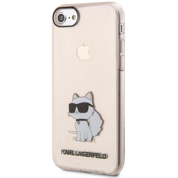 Karl Lagerfeld KLHCI8HNCHTCP iPhone 7/8/SE 2020 / SE 2022 pink hardcase Ikonik Choupette