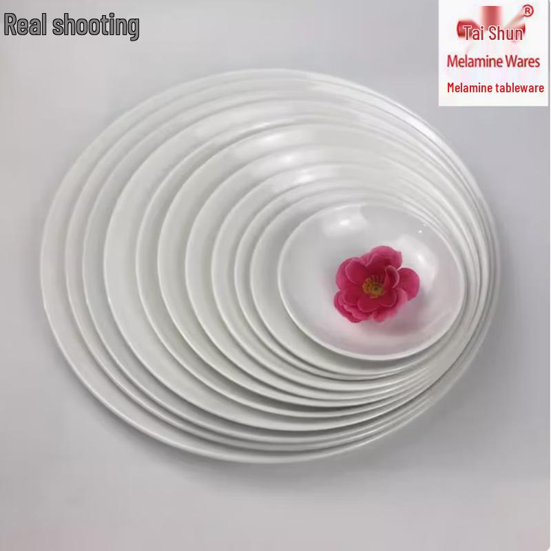 TaiShun Melamine Round Dinner Plate