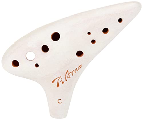 TiAmo New Standard Ocarina T-NACWH Alto C White