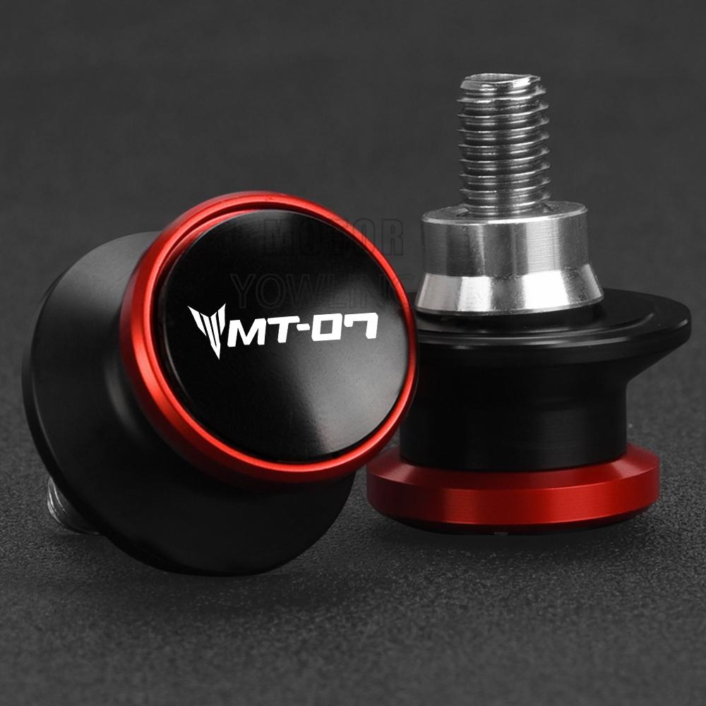 For Yamaha MT 07 MT07 FZ07 FZ 07 FZ-07 MT-07 Motorcycle 6MM Aluminum Swing Arm Stand Screw Swingarm Spools Slider Accessories
