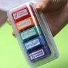 5/8Pcs Creative Auto-Refilling Stamp Colorful Teacher's Comment Stamp  Homework Evaluation