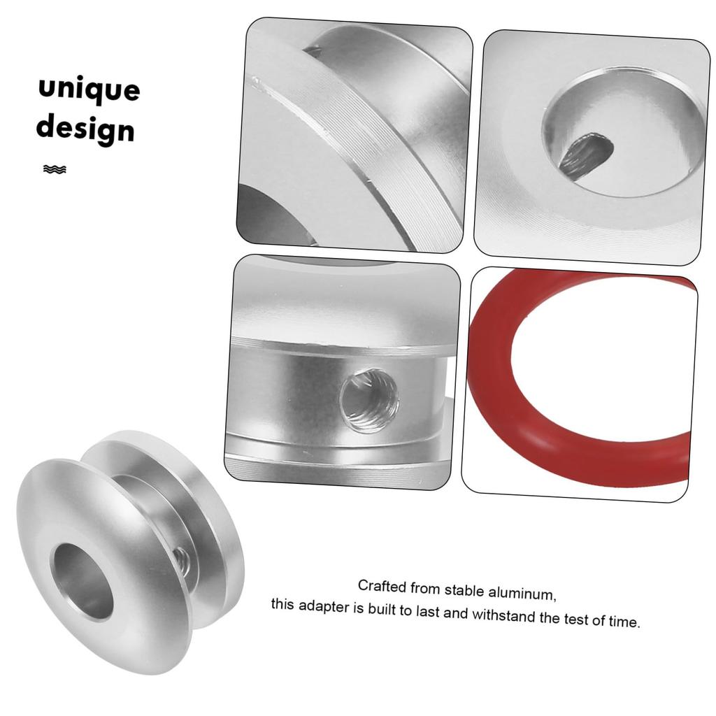 LEDMOMO Dust-proof Cover Exhaust Limiter, Compatible Shift Knob Adapter, Aluminum