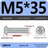 4.8 Grade Galvanized Phillips Round Head Screw (M2-M8)
