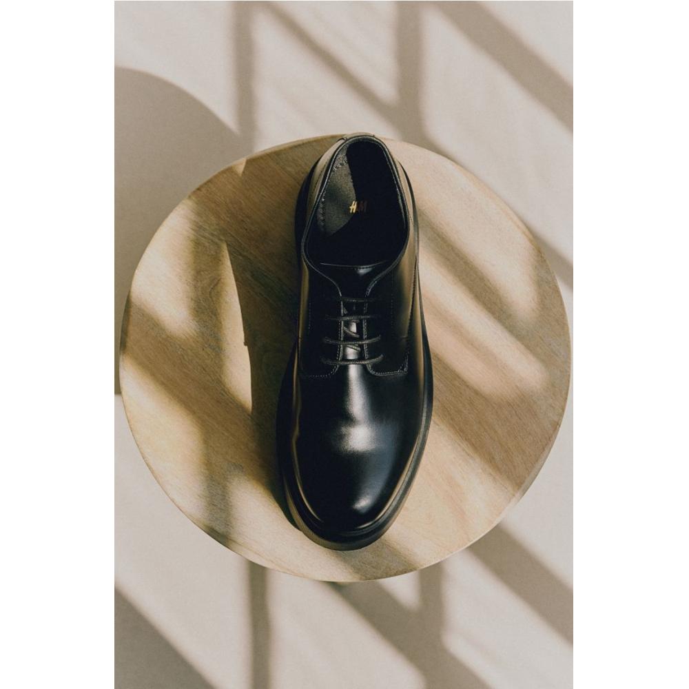 H M Easy Care sliM Fit sHirt Black