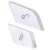 2-Piece Right-Hand Drive Door Lock Buttons for Mercedes W205, W447, W213