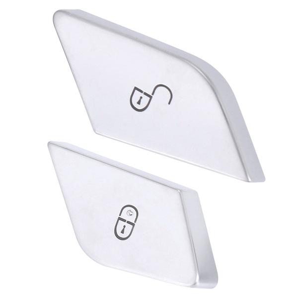2-Piece Right-Hand Drive Door Lock Buttons for Mercedes W205, W447, W213