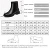 Fashion Mom Boots Genuine Leather 2025 New Autumn Winter Non Slip Women Ankle Boots Rear Zipper Rider Boots Women