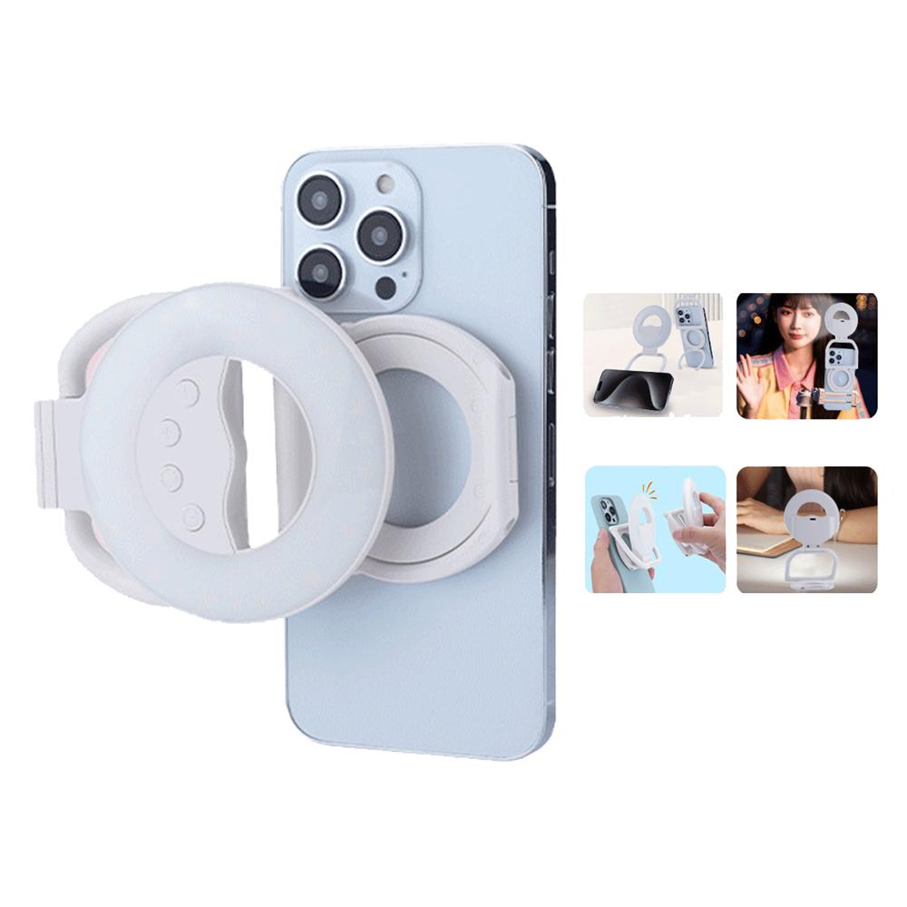 

Magnetic Selfie Light LED Fill Light Multi-Function Beauty Light for Photography/Live Streaming Type A
