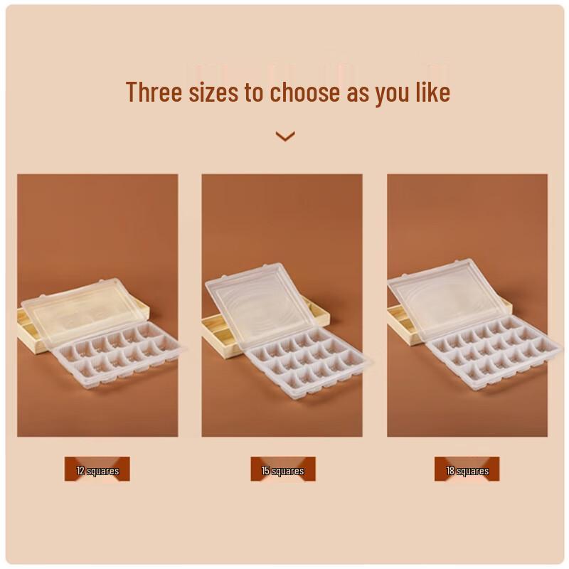 Shengbilai Disposable 15-Compartment Dumpling Takeaway Container Set