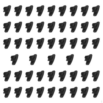 50Pcs Electric Fence Insulators,Bracket Insulators Safe,Black Sturdy