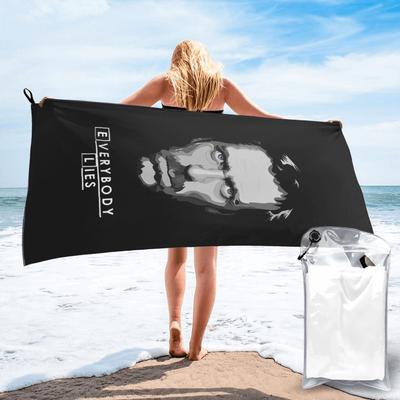 House Md Everybody Lies Beach Towel Soft Microfiber Quick Dry Absorbent Quick Towels For Bath