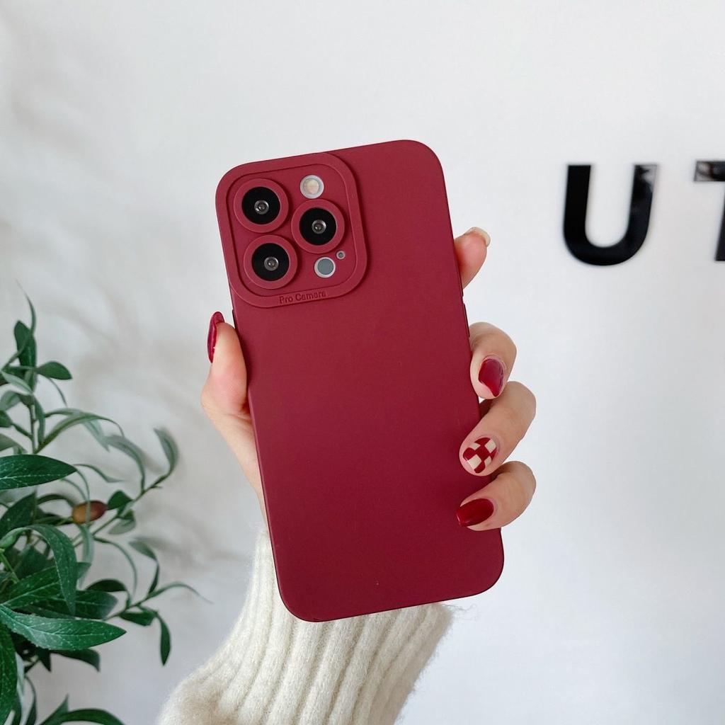 Luxury Black Shockproof Silicone TPU Phone Case For iPhone 16 15 14 13 12 Pro 11 Pro Max X Xs XR 7 8 Plus Protect Lens Cover