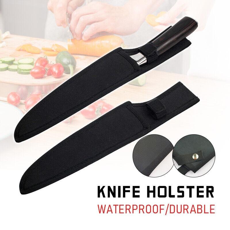 Chef Knife Sheath Carry Case Thicken Scabbard Chopper Waterproof Oxford Kitchen Knife Bag Portable Multipurpose Knife Holster