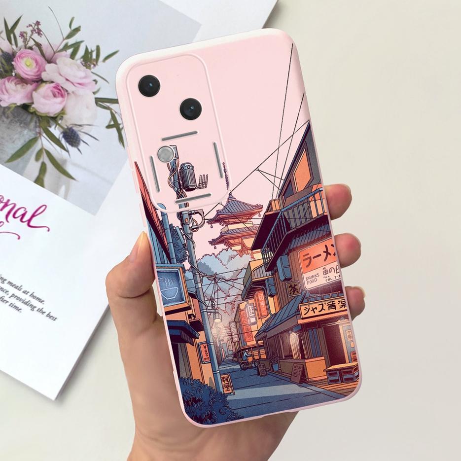 For Vivo V30 Pro Case V2319 Cute Fashion Cartoon Back Cover 6.78'' Soft Silicone Phone Case For Vivo V30 V 30 Pro VivoV30 Bumper