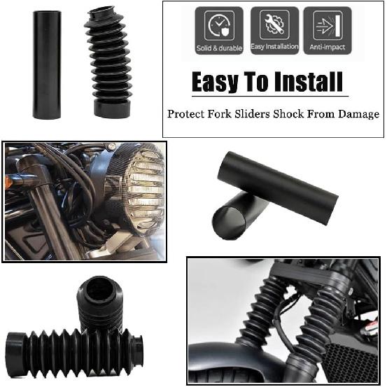 For Rebel 500 300 CMX500 CMX300 2017-2023 Motorcycle Front Fork Boot Tube Slider Shock Absorber Cover Gaiters Accessories