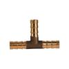 Brass T Piece 3 Way Fuel Hose Joiner Connector 6mm For Compressed   Oil Gas Pipe