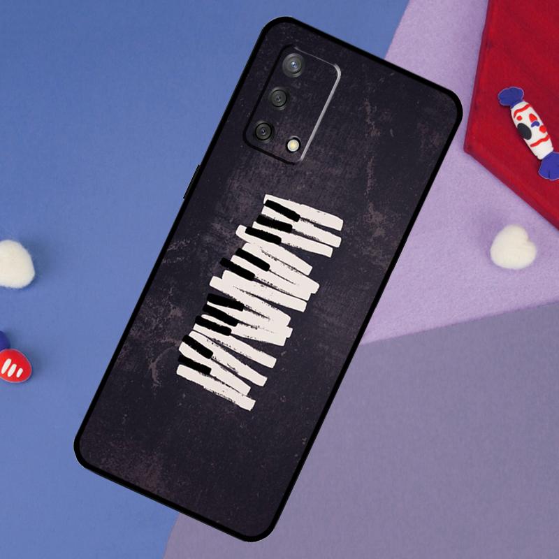 Minimalist Music Lover Case For Oppo A78 A18 A38 A74 A94 A54 A58 A98 A80 A60 A40 A96 A76 A16 A15 A17 A57 A5 A6 Pro