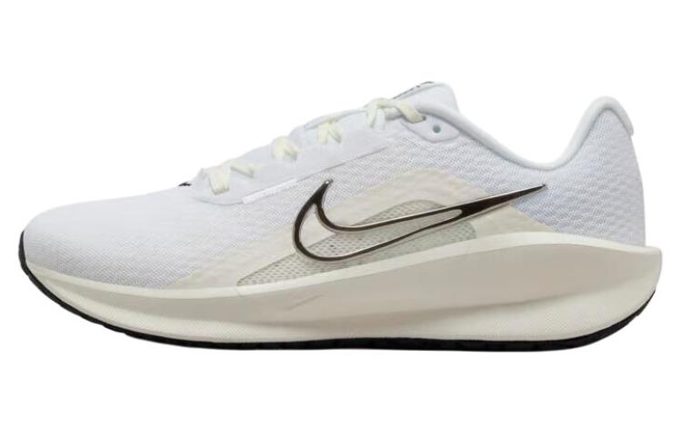 Nike Downshifter 13 White Black Sail Metallic Silver Women s FD6476-100 42