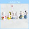Conjunto de Figuras de Astronauta Espacial em PVC para Decoração de Mesa e Toppers de Bolo Presentes Criativos para Casa