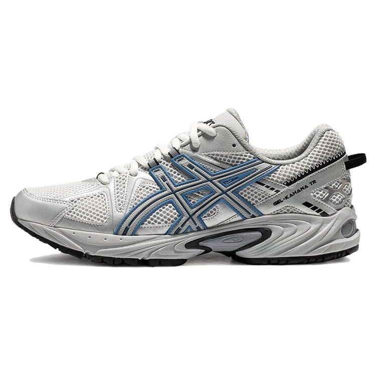 

Asics Gel-Kahana Tr Comfortable Fabric Synthetic Leather Low-Top Running Shoes Men Sneakers Gray White Blue 1203A390-020 41.5