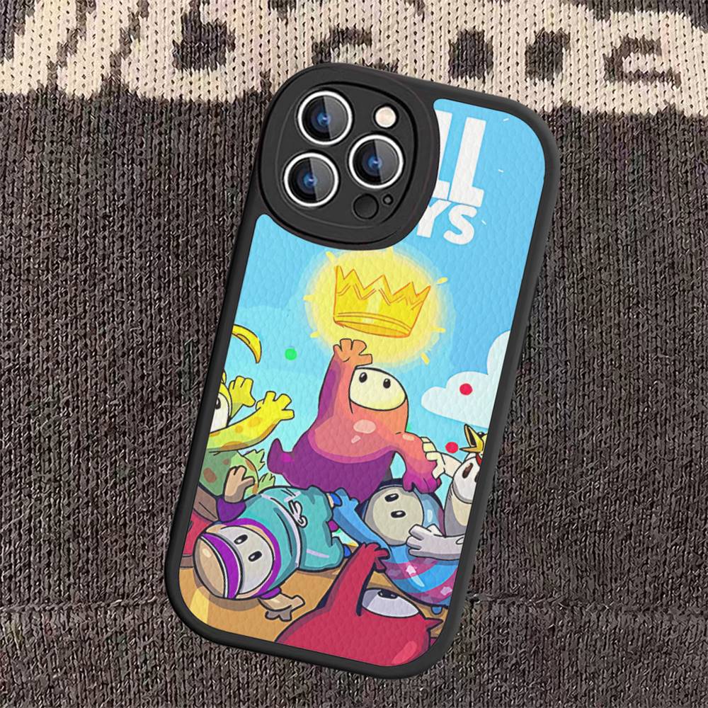 F-Fall G-Guys Party Game Phone Case Hard Leather For IPhone 14 13 16 Mini 15 14 11 12 Pro Max Plus Fundas