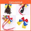 Bow White Snow Top Clip Headband Wig Braid Tassel Spring Clip Hair Accessory