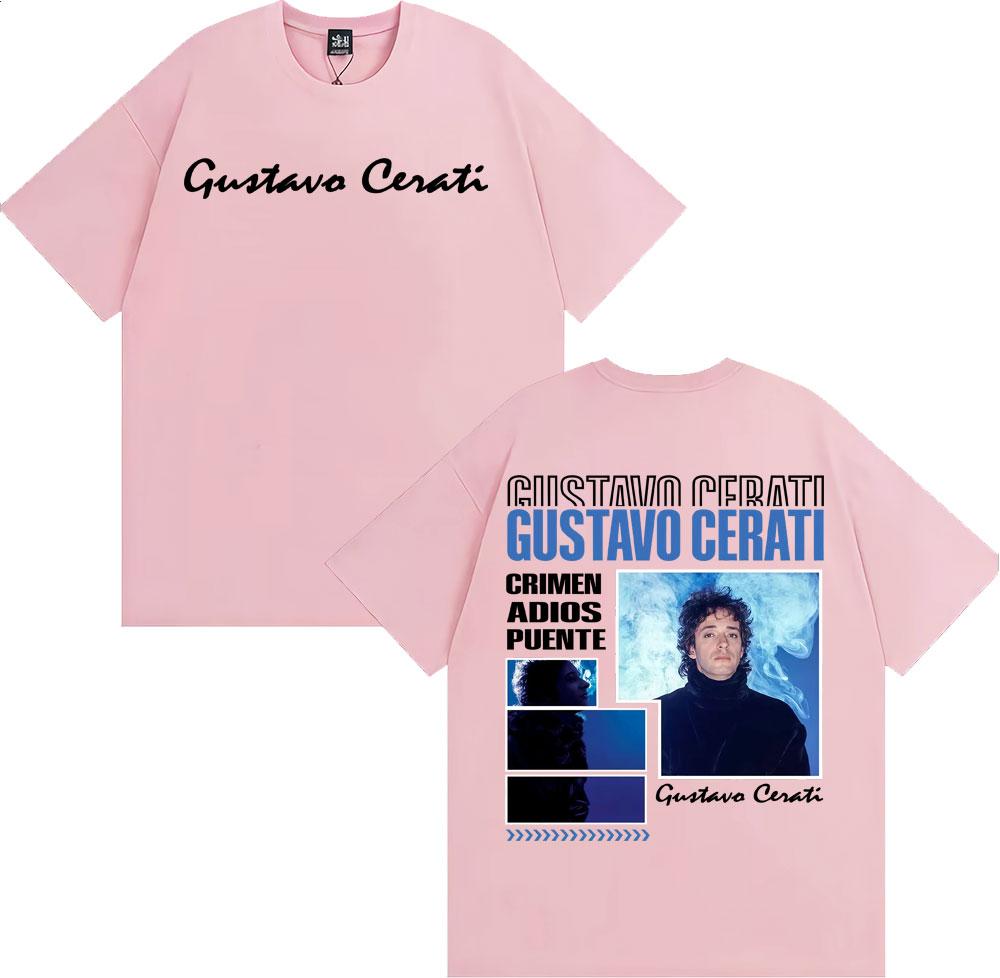 Rapper Gustavo Cerati Tour 2025 Graphic Tee Shirt Men Women Fashion Harajuku Streetwear T Shirt Summer Comfort Oversized Tshirt