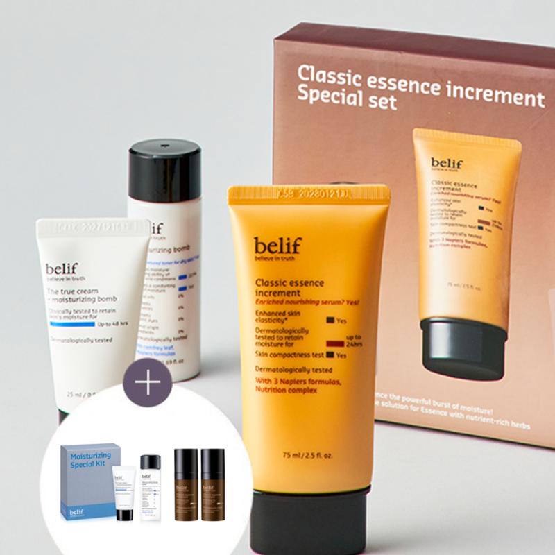 [Belief] Classic Essence 75ml Special Set (*Additional 20ml Essence / Built-in Promotion: Mobam Toner 50ml, Mobam 25ml)