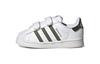 Originals Superstar Collection Low Top Skateboard Shoes White Brown Green Infant And Toddler HQ4286