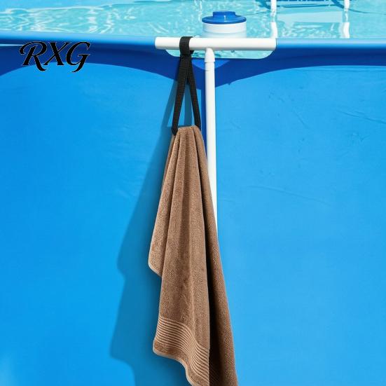 Tragbare Poolabdeckung Bündelgurte 6 Stück Solargurte, Lagerung Verstellbare Nylon Klettverschluss Strapazierfähige Bänder für Aufstellpools,