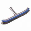 Curved Pool Brush Stiff Bristles Head with Pole Connection Compatible